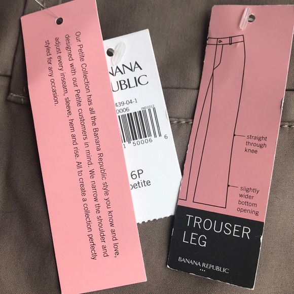 🆕Banana Republic, pants; size 6P - Picture 7 of 8